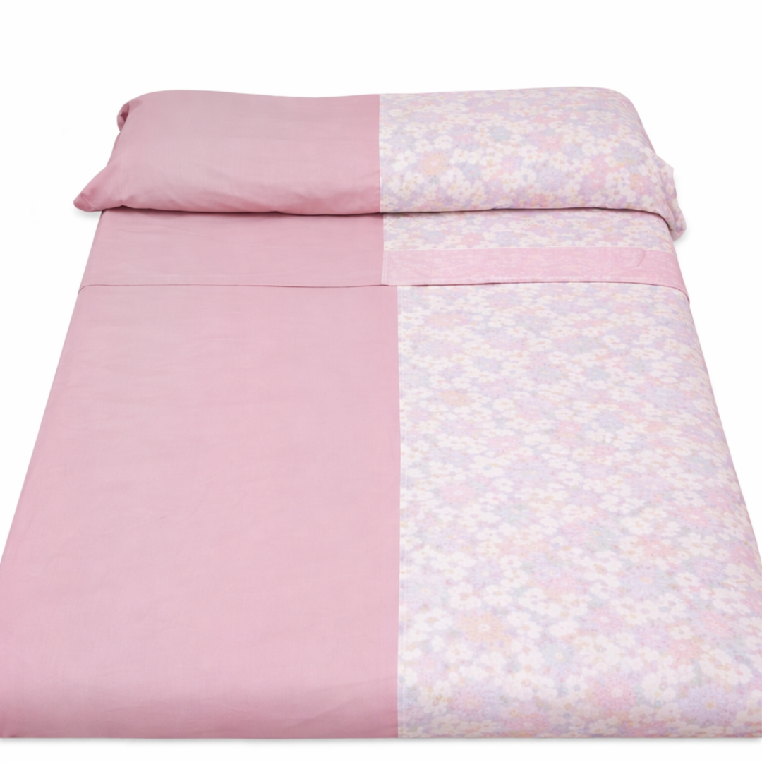 Sábanas Duales Susysueños® | Coralina + Algodón 180H | Patentado OEPM